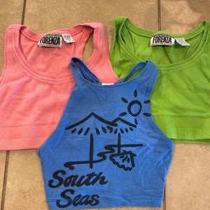 VINTAGE Forenza Women’s Tank Tops Sports Bra Danskin Size Small
